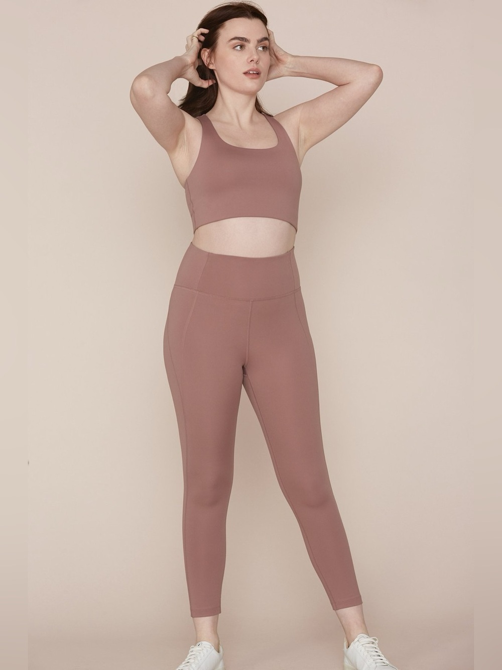 Girlfriend Collective - NWT Neutral Taupe Leggings - High Waisted